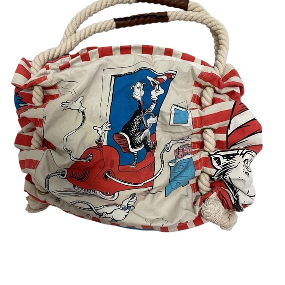 Dr Seuss large tote bag the cat in the hat boxBK - Picture 8 of 11